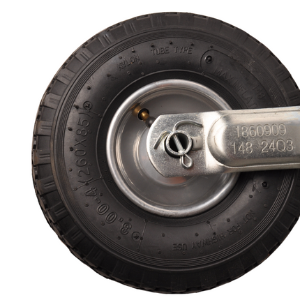 Winterhoff Winterhoff Stützrad - 48 mm - Tragfähigkeit: 150 kg - Luftbereifung - Stahlfelge