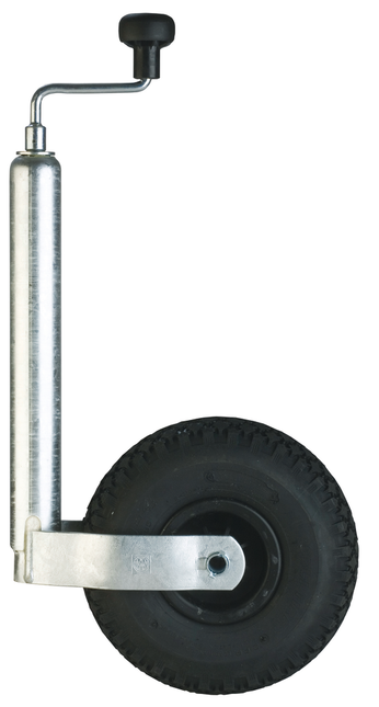 Winterhoff Winterhoff Stützrad mit Luftbereifung 48 mm – Kunststofffelge - 150 kg maximale Tragfähigkeit