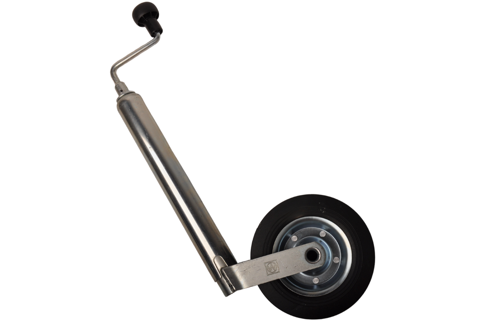 Winterhoff Winterhoff Stützrad rund Durchmesser 48 mm mit Gummireifen und Stahlfelge