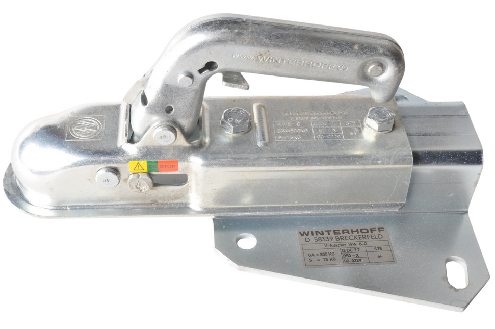 Winterhoff Winterhoff V-Deichsel - Rohr 50 mm - 800 kg - ungebremste Kugelkupplung