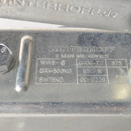 Winterhoff Winterhoff V-Deichsel - Rohr 50 mm - 800 kg - ungebremste Kugelkupplung