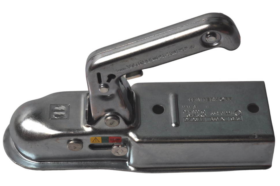 Winterhoff Winterhoff WW8-H - Rohr 70 mm - 800 kg - ungebremste Kugelkupplung